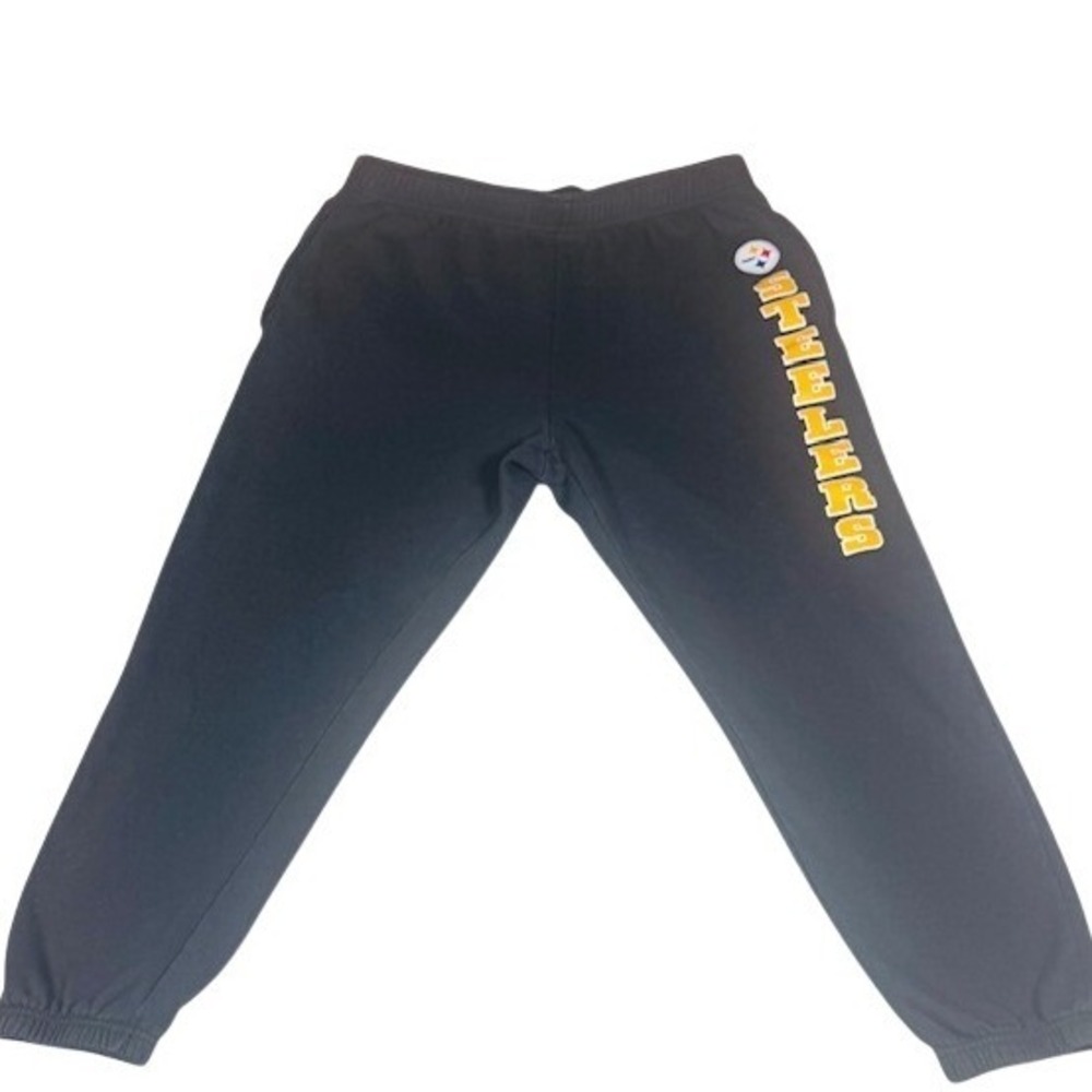 Pittsburgh Steelers Joggers Men's XL Sweatpants Black Fleece Team Apparel NFL
